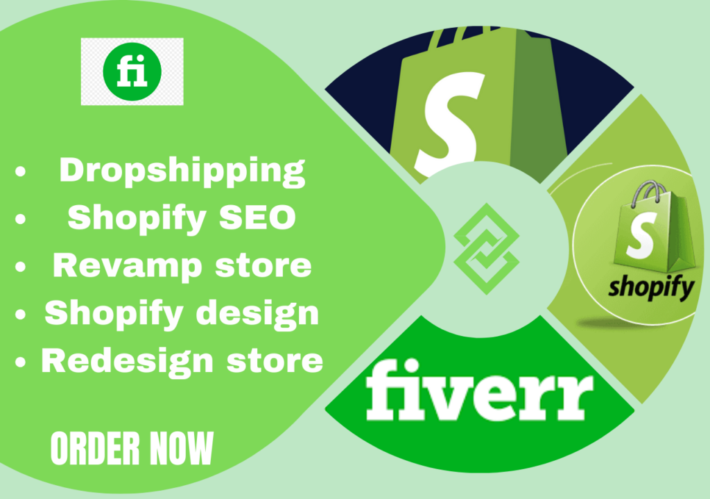 I will do shopify store design, shopify revamping and shopify store customization