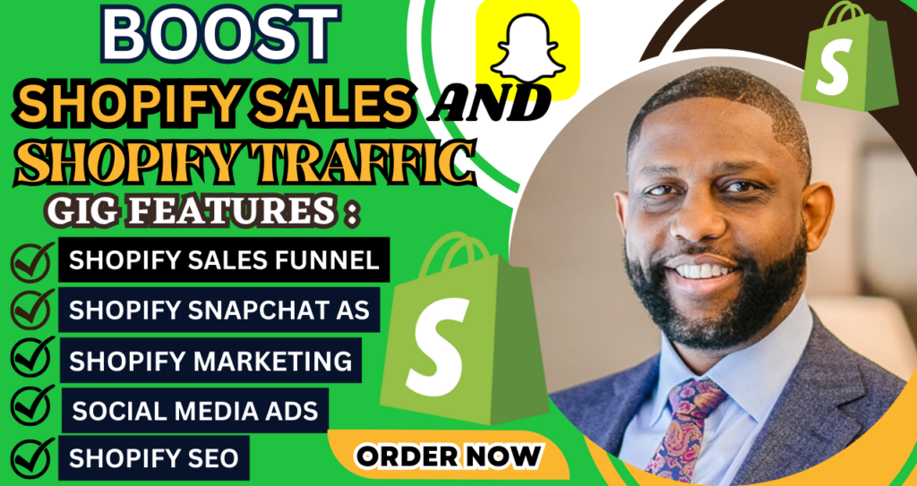 shopify snapchat, pinterest ads campaign and marketing to boost sales