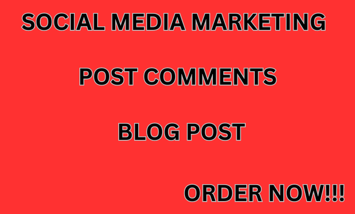 I will write best engaging comments, like and share your post, blog post