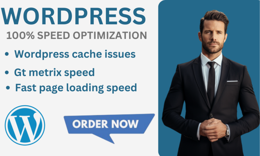 I will increase wordpress speed optimization for gtmetrix and google page speed