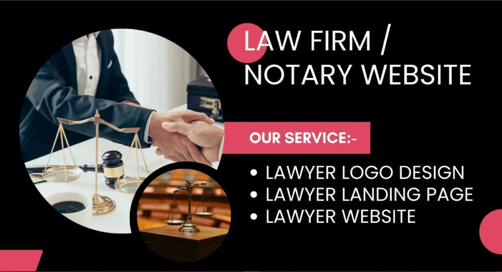 I will build SEO friendly and responsive lawyer, attorney, law firm and notary website