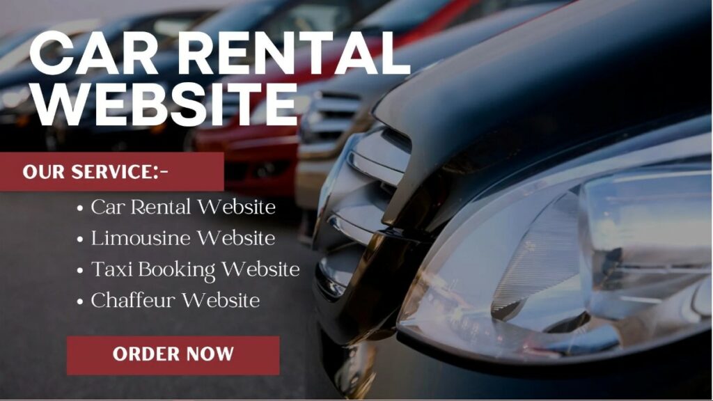 I will design car rental website car dealer website booking website car dealership