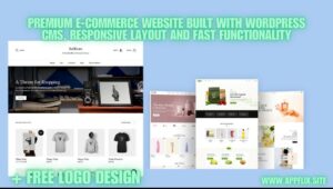 I will build premium ecommerce website with wordpress cms and responsive layout