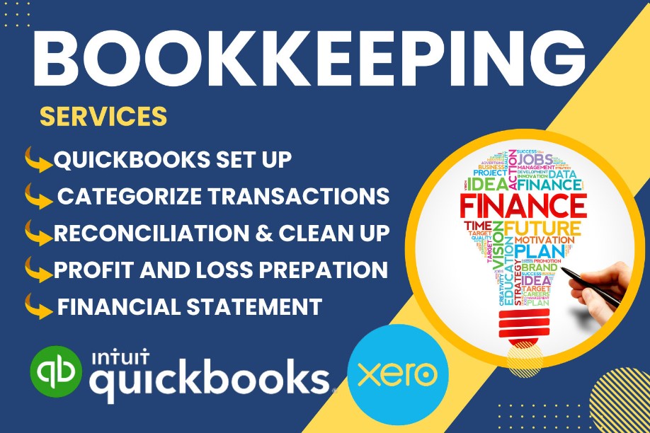 I will do clean up and reconcile bookkeeping and accounting in quickbooks online