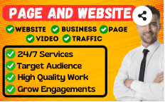 I will do page and website promotion by world wide