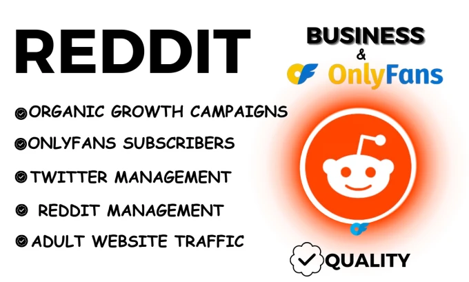 Promote onlyfans link and onlyfanss page twitter management via reddit promotion