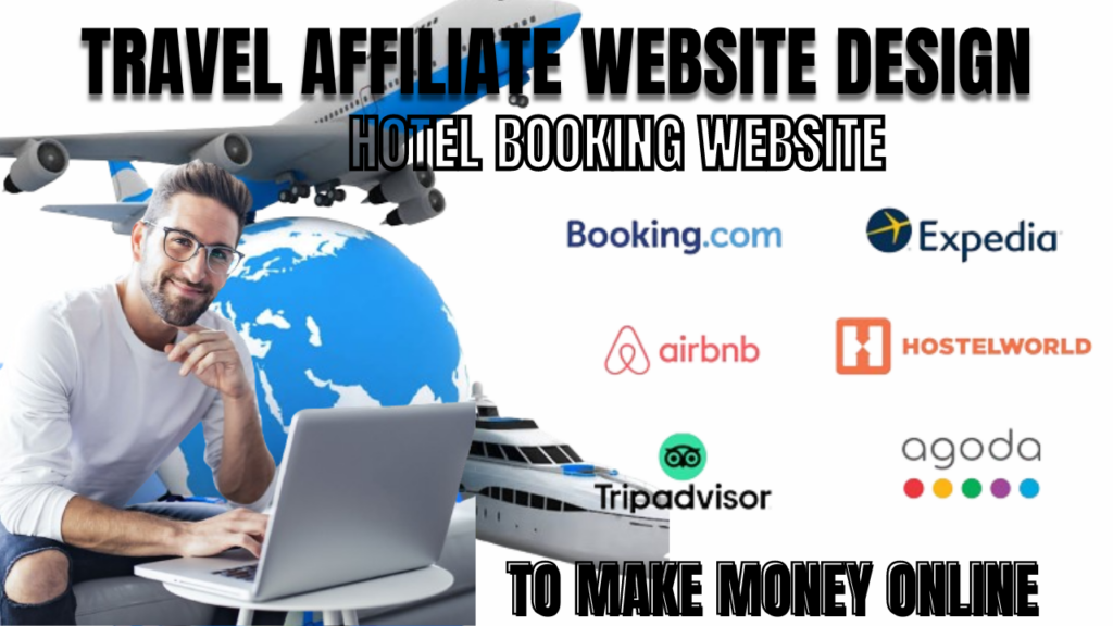 I will design travel affiliate website, hotel booking website, autopilot websites