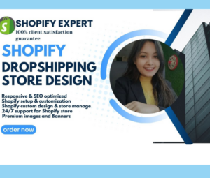 I will build shopify website shopify store setup for dropshipping shopify store