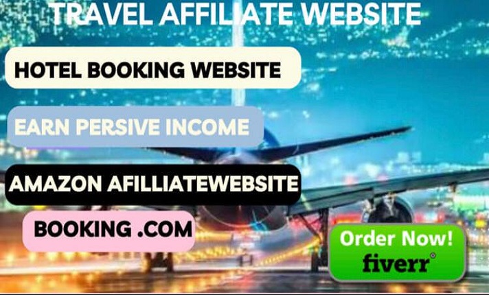 I will design travel affiliate website, hotel booking website, autopilot websites