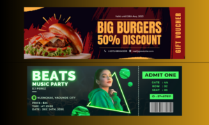 I will design your event ticket in 8 hours