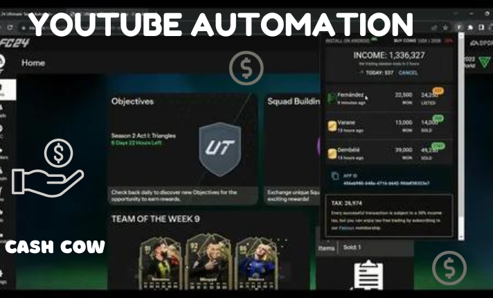 I will create youtube automation cash cow, cash cow, videos editing