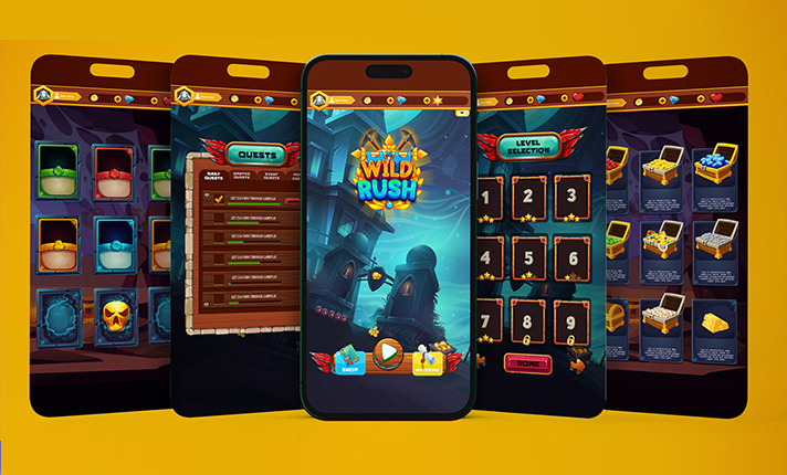 I will design and develop stunning UI for PC and mobile game