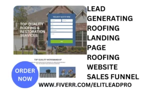 generate roofing leads design roofing lead capture landing page roofing website