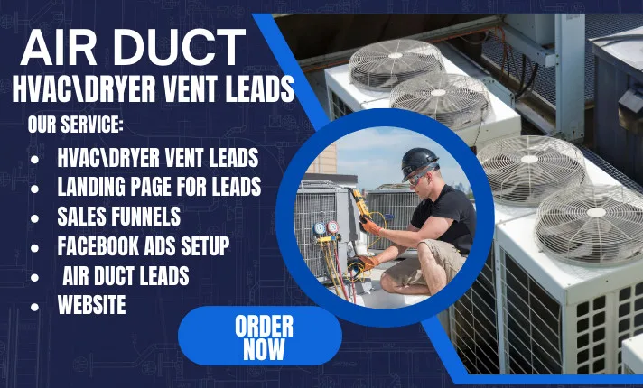 generate quality air duct leads dryer vent leads hvac leads