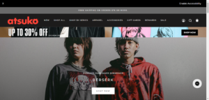design dynamic anime clothing shopify store clothing website dropshipping store