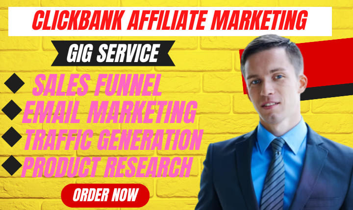 I will clickbank affiliate link promotion, clickbank promotion
