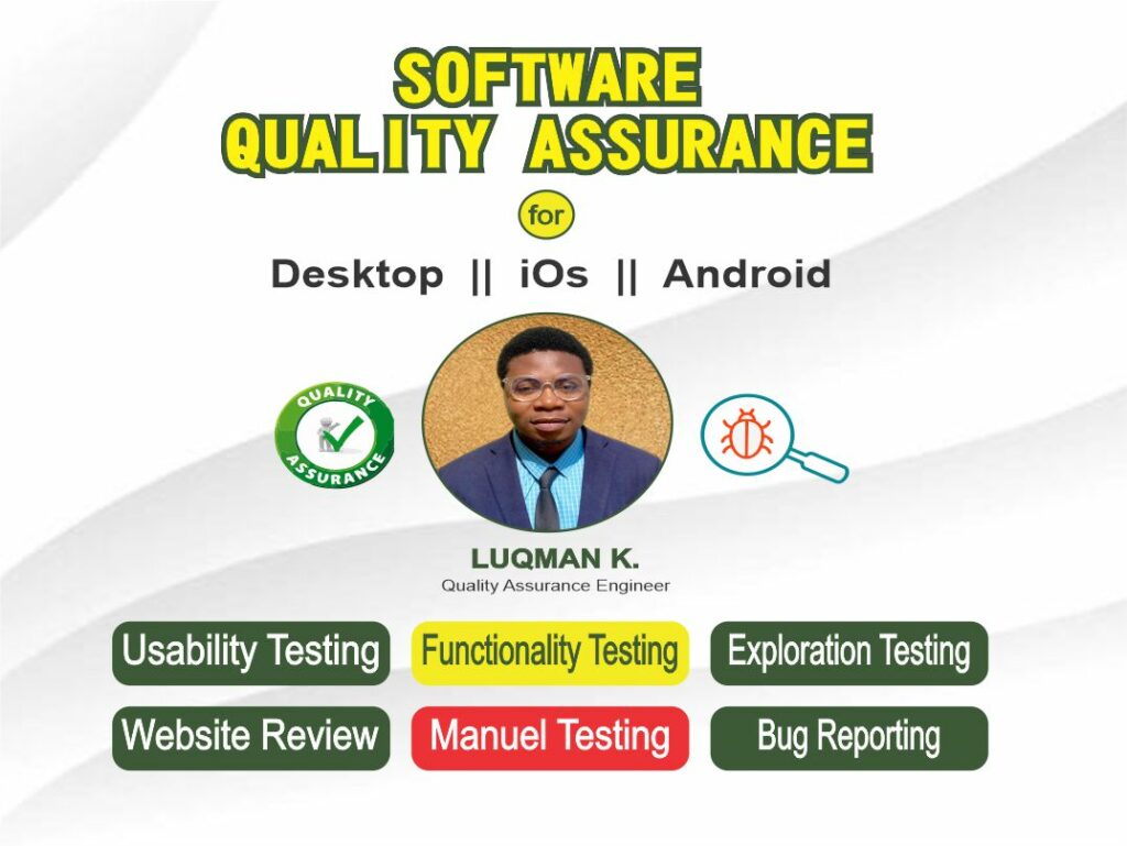 I will do your website quality assurance testing and bug report