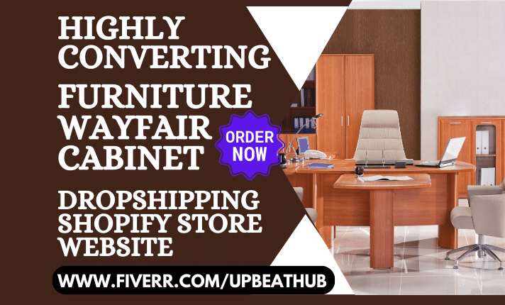 design furniture wayfair woodwork interior décor Dropshipping Shopify store