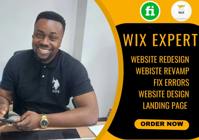 I will design wix editor x website, wix studio website, wix expert redesign wix website