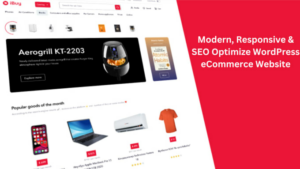 I will develop a modern responsive ecommerce wordpress website