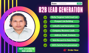 I will do b2b lead generation and linkedin leads for any industries