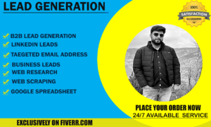 do excel, data entry, email finidng, contact info, linkedin, lead generation