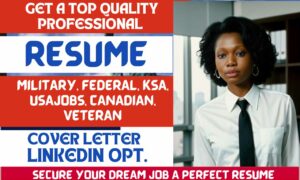 I will draft a well tailored federal resume, USA jobs, veteran, government jobs