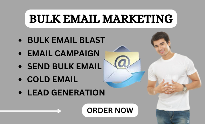 I will send email campaign, bulk email blast, cold email, to targeted audience