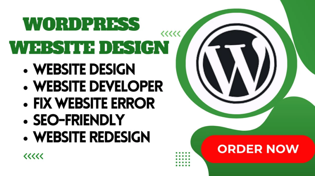 design or redesign responsive wordpress website with elementor pro