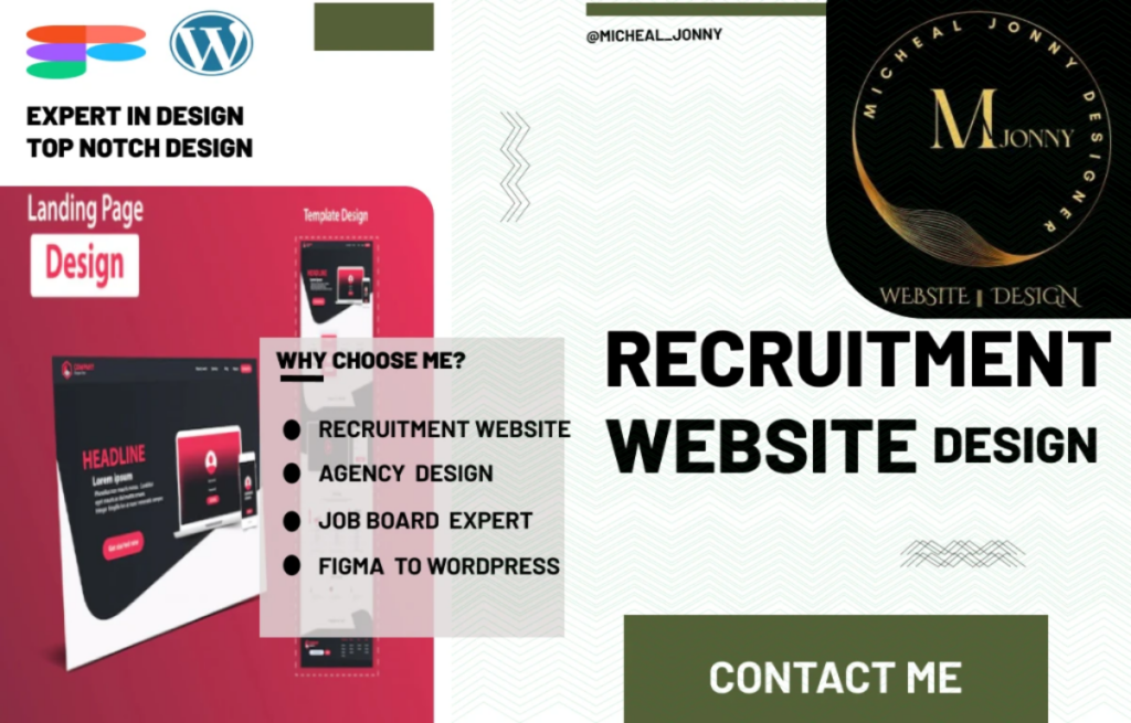 I will job board website, recruitment, agency, job search website