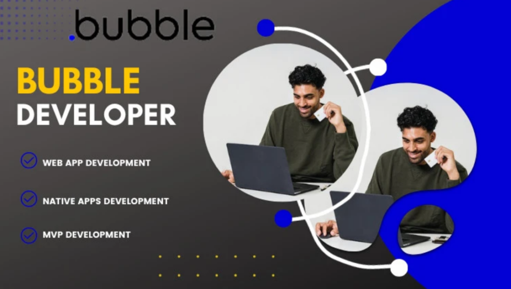 I will build your adalo app bubble mobile app bubbleio web app botpress with openai