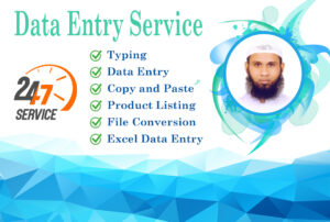 I will do excel data entry, data entry, PDF to excel data entry