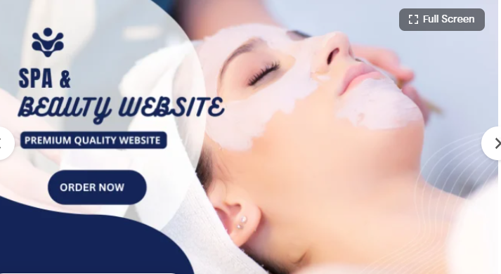 I will design a professional gloss genius website for your beauty and spa
