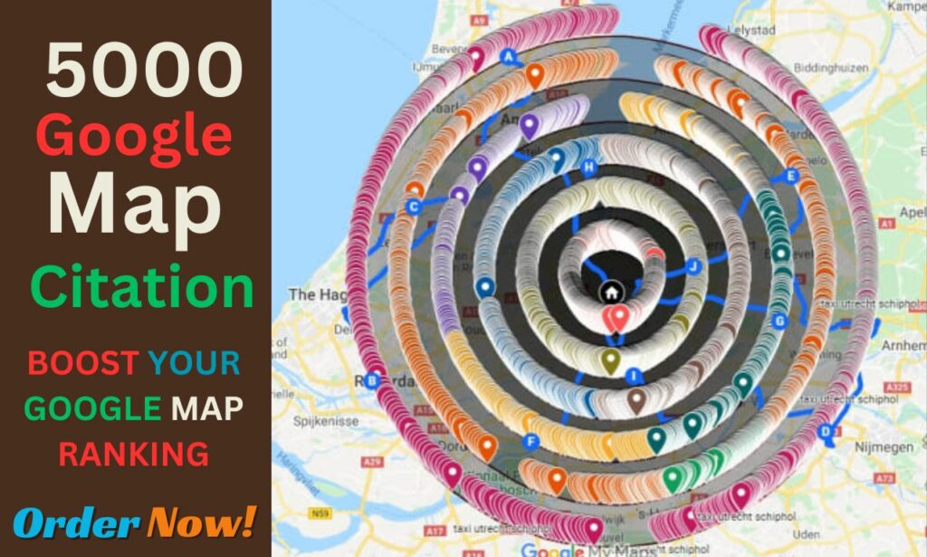 I will 5000 google map citations for gmb ranking and local seo