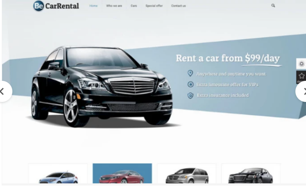 I will car rental website car dealership booking car rental website