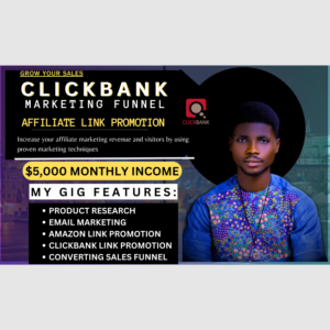 I will promote affiliate digital product, sales funnel pitch, passive income guaranteed