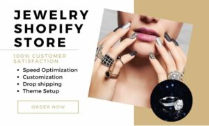 I will jewelry shopify store jewelry store jewelry website dropshipping store