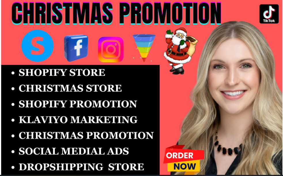 I will design christmas shopify store and shopify promotion store