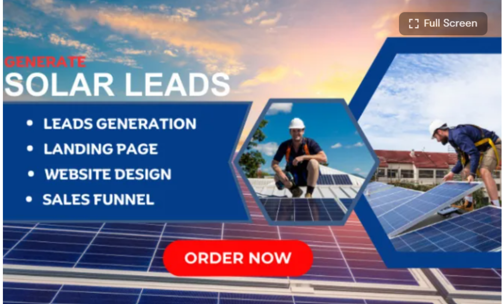 I will solar facebook ads landing page solar landing page solar website sales funnel