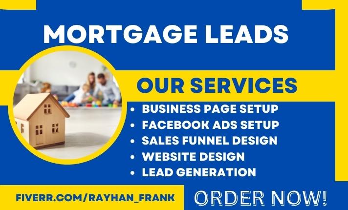 I will mortgage leads mortgage website mortgage ads landing page