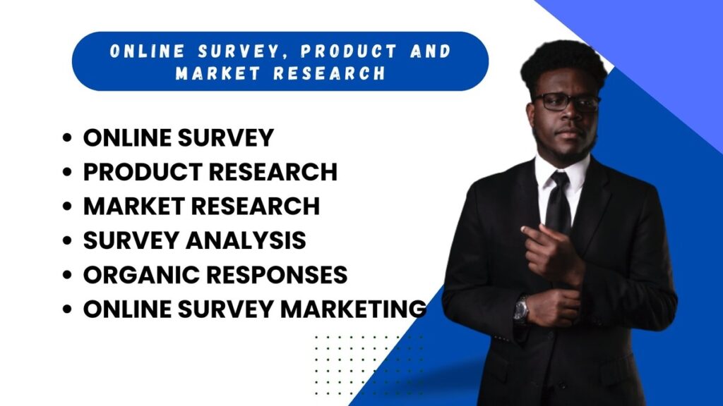 I will design and conduct market research online surveys to over 400 US respondents