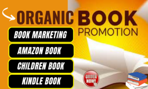 I will do book promotion, ebook marketing, amazon kindle, book marketing