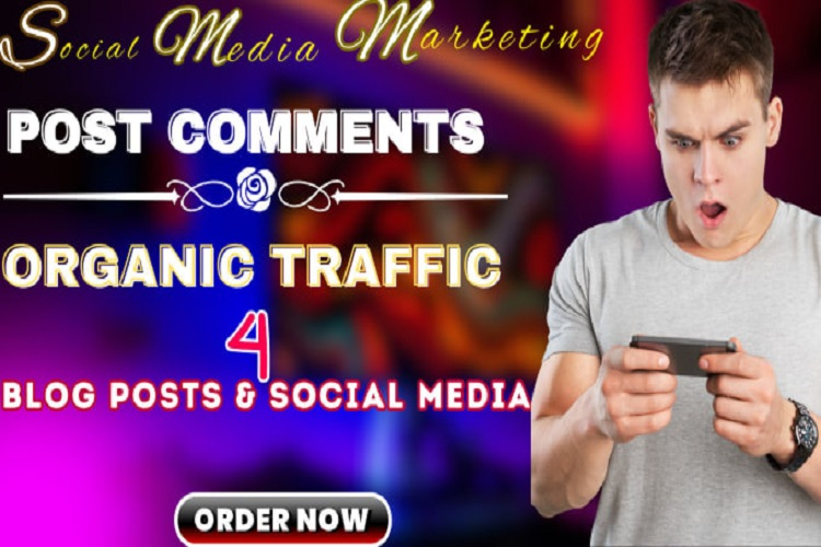 I will write best engaging comments, likes, share on your post