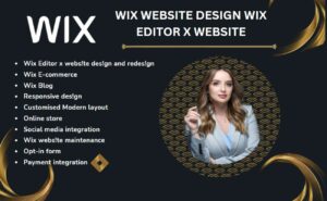 I will redesign wix website, wix x website, wix expert, wix store design, wix x studio