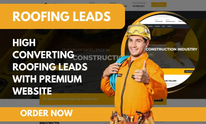 roofing leads roofing construction website roofing landing page roofing leads