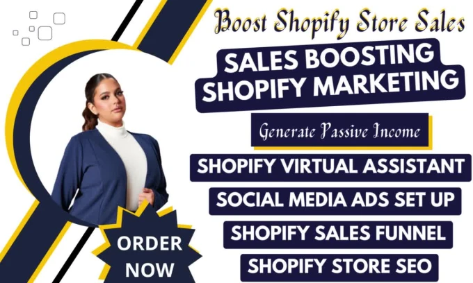 I will do shopify marketing, sales funnel, shopify SEO, to boost your shopify sales