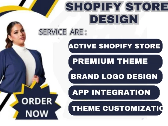 I will build a functioning shopify store, shopify website, shopify drop shipping store