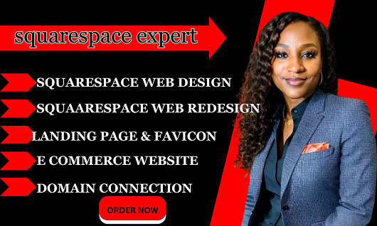I will do a responsive squarespace website design,redesign existing squarespace website