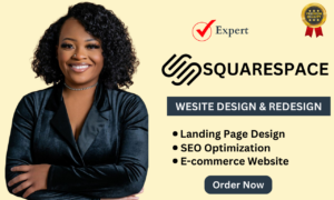 I will do responsive squarespace website design or squarespace redesign