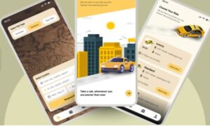 develop responsive taxi booking app with accessibility user interface